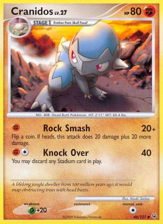 Cranidos 046  - Reverse Holofoil Platinum - Uncommon