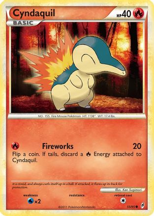 Cyndaquil 055/95  Call of Legends - Common