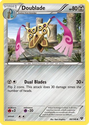 Doublade 084  XY Base Set - Uncommon