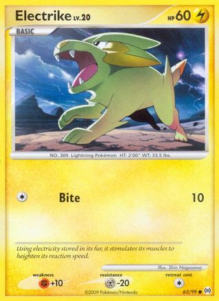 Electrike (63) 063  Arceus - Common