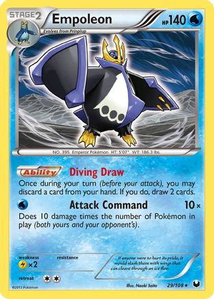 Empoleon 029  - Holofoil Dark Explorers - Holo Rare