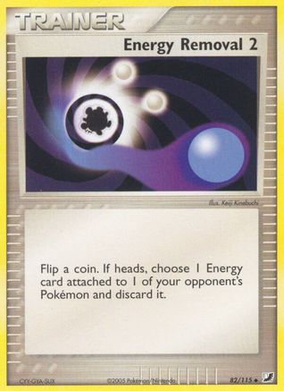 Energy Removal 2 082  - Reverse Holofoil Unseen Forces - Uncommon