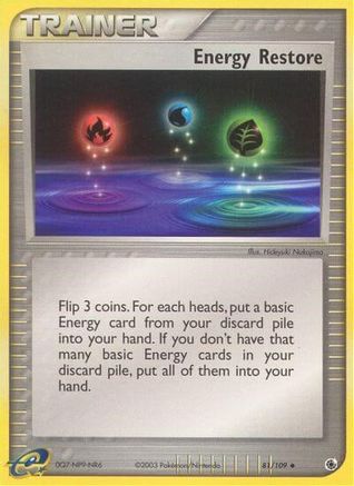 Energy Restore 081  Ruby and Sapphire - Uncommon
