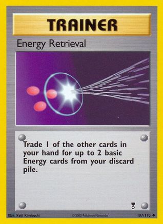 Energy Retrieval 107/110  - Reverse Holofoil Legendary Collection - Uncommon