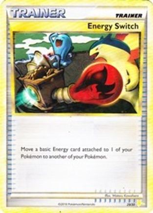 Energy Switch (Raichu) 029  HGSS Trainer Kit Gyarados & Raichu - Common