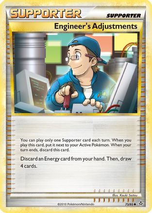 Engineer's Adjustments 075/95  - Reverse Holofoil Unleashed - Uncommon