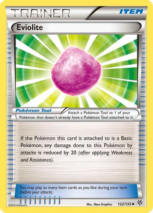Eviolite 122  - Reverse Holofoil Plasma Storm - Uncommon