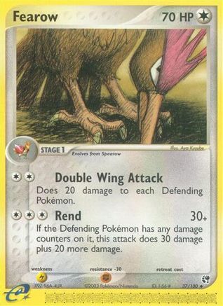 Fearow 037  Sandstorm - Uncommon
