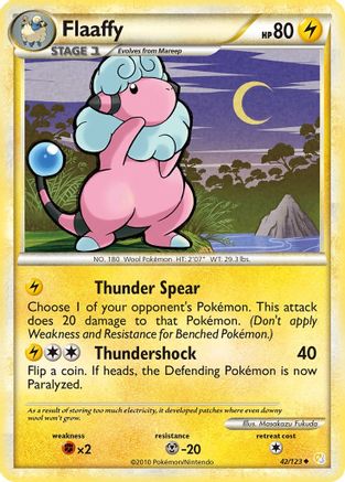 Flaaffy 042/123  HeartGold SoulSilver - Uncommon