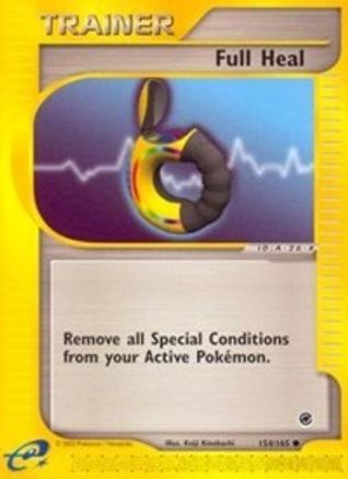 Full Heal 154/165  - Reverse Holofoil Expedition - Common