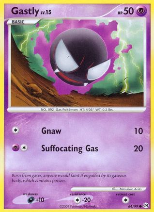 Gastly (64) 064/99  - Reverse Holofoil Arceus - Common