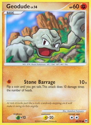 Geodude 065  Arceus - Common