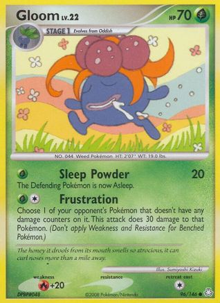 Gloom (96) 096  - Reverse Holofoil Legends Awakened - Common