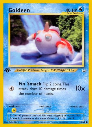 Goldeen 045/64  - 1st Edition Neo Revelation - Common