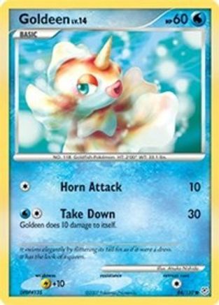 Goldeen 084  - Reverse Holofoil Diamond and Pearl - Common