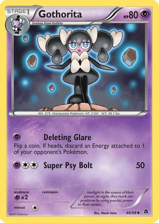 Gothorita (46) 046  - Reverse Holofoil Emerging Powers - Uncommon