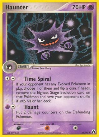 Haunter 035/92  - Reverse Holofoil Legend Maker - Uncommon