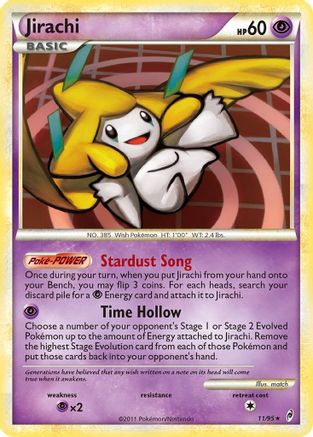 Jirachi 011  - Holofoil Call of Legends - Holo Rare