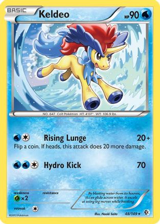 Keldeo (48) 048  Boundaries Crossed - Rare