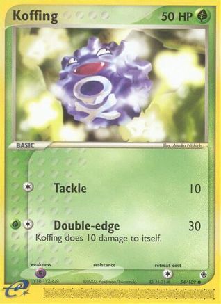 Koffing 054/109  Ruby and Sapphire - Common