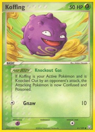 Koffing 061/109  Team Rocket Returns - Common