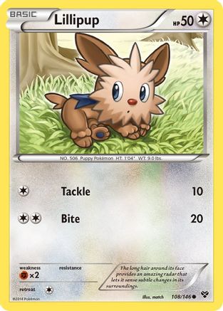 Lillipup 108  XY Base Set - Common