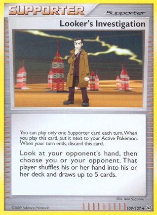 Looker's Investigation 109  Platinum - Uncommon