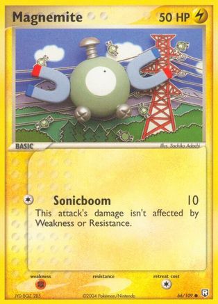 Magnemite 066/109  - Reverse Holofoil Team Rocket Returns - Common
