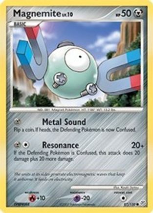 Magnemite 087/130  - Reverse Holofoil Diamond and Pearl - Common