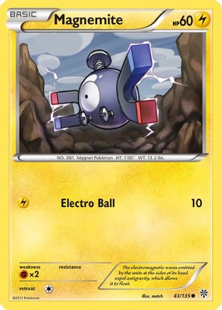 Magnemite (43) 043  Plasma Storm - Common