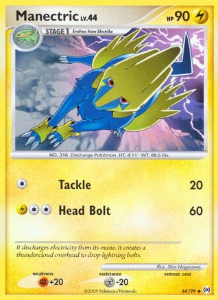 Manectric (44) 044  - Reverse Holofoil Arceus - Uncommon