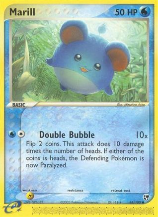 Marill 068/100  - Reverse Holofoil Sandstorm - Common