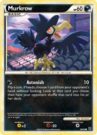 Murkrow (58) 058/90  Undaunted - Common