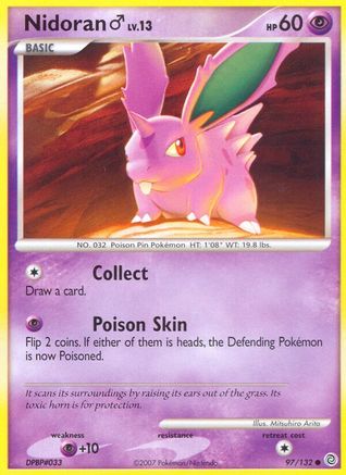 Nidoran M 097  Secret Wonders - Common