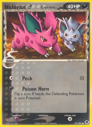Nidoran M (Delta Species) 057/101  Dragon Frontiers - Common