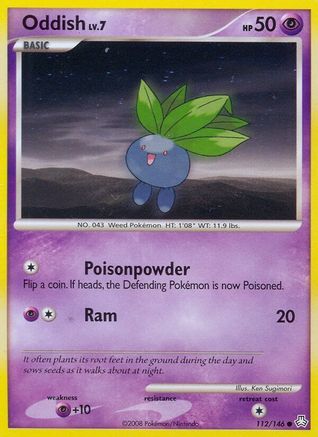 Oddish (112) 112  Legends Awakened - Common