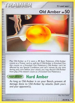 Old Amber 089  - Reverse Holofoil Arceus - Uncommon