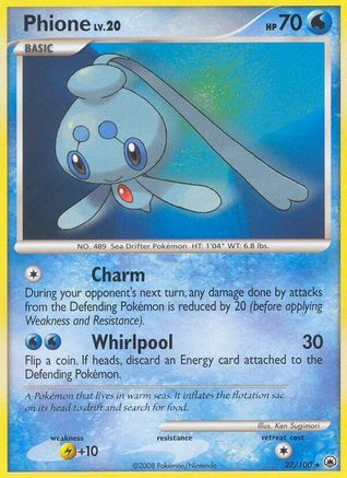 Phione (27) 027  - Reverse Holofoil Majestic Dawn - Rare