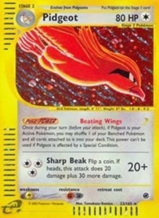 Pidgeot (23) 023  - Reverse Holofoil Expedition - Holo Rare