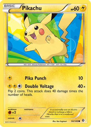 Pikachu 050/149  Boundaries Crossed - Common