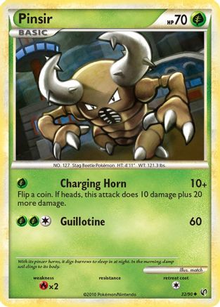 Pinsir 032  Undaunted - Uncommon