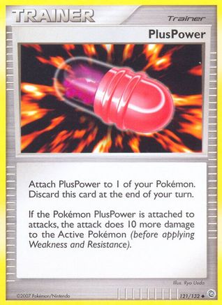 PlusPower 121  - Reverse Holofoil Secret Wonders - Uncommon