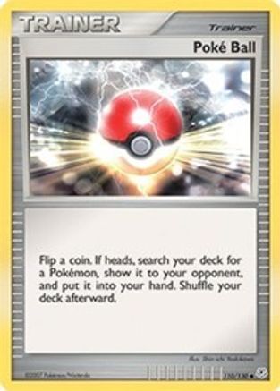 Poke Ball 110/130  - Reverse Holofoil Diamond and Pearl - Uncommon