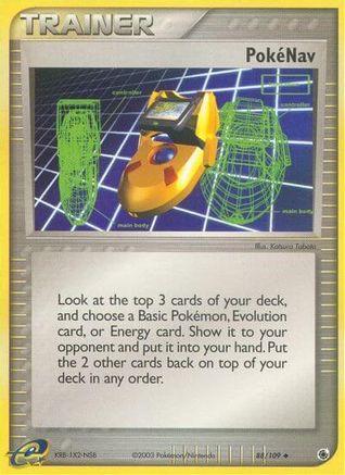 Pokenav 088/109  - Reverse Holofoil Ruby and Sapphire - Uncommon