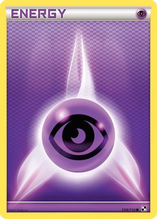 Psychic Energy 109  - Reverse Holofoil Black and White - Common