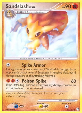 Sandslash 061  Mysterious Treasures - Uncommon