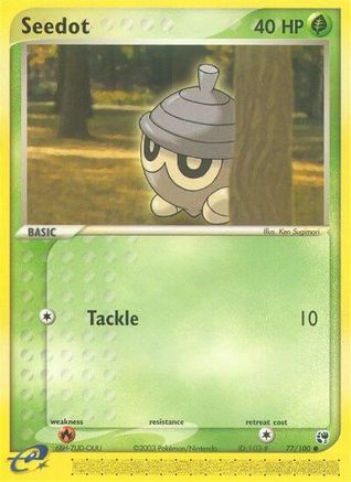 Seedot 077/100  - Reverse Holofoil Sandstorm - Common