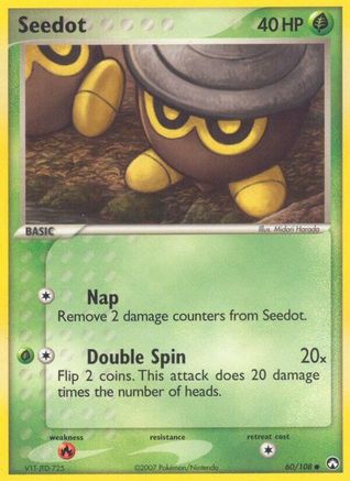 Seedot 060  - Reverse Holofoil Power Keepers - Common