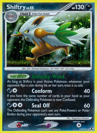 Shiftry 013  - Holofoil Rising Rivals - Holo Rare