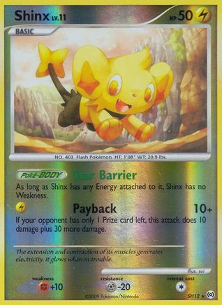 Shinx (Shiny) SH12  - Reverse Holofoil Arceus - Shiny Holo Rare